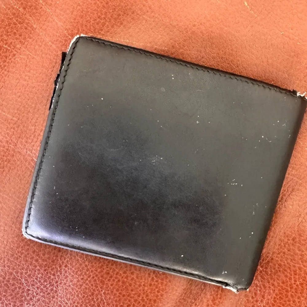 Black Leather Bifold